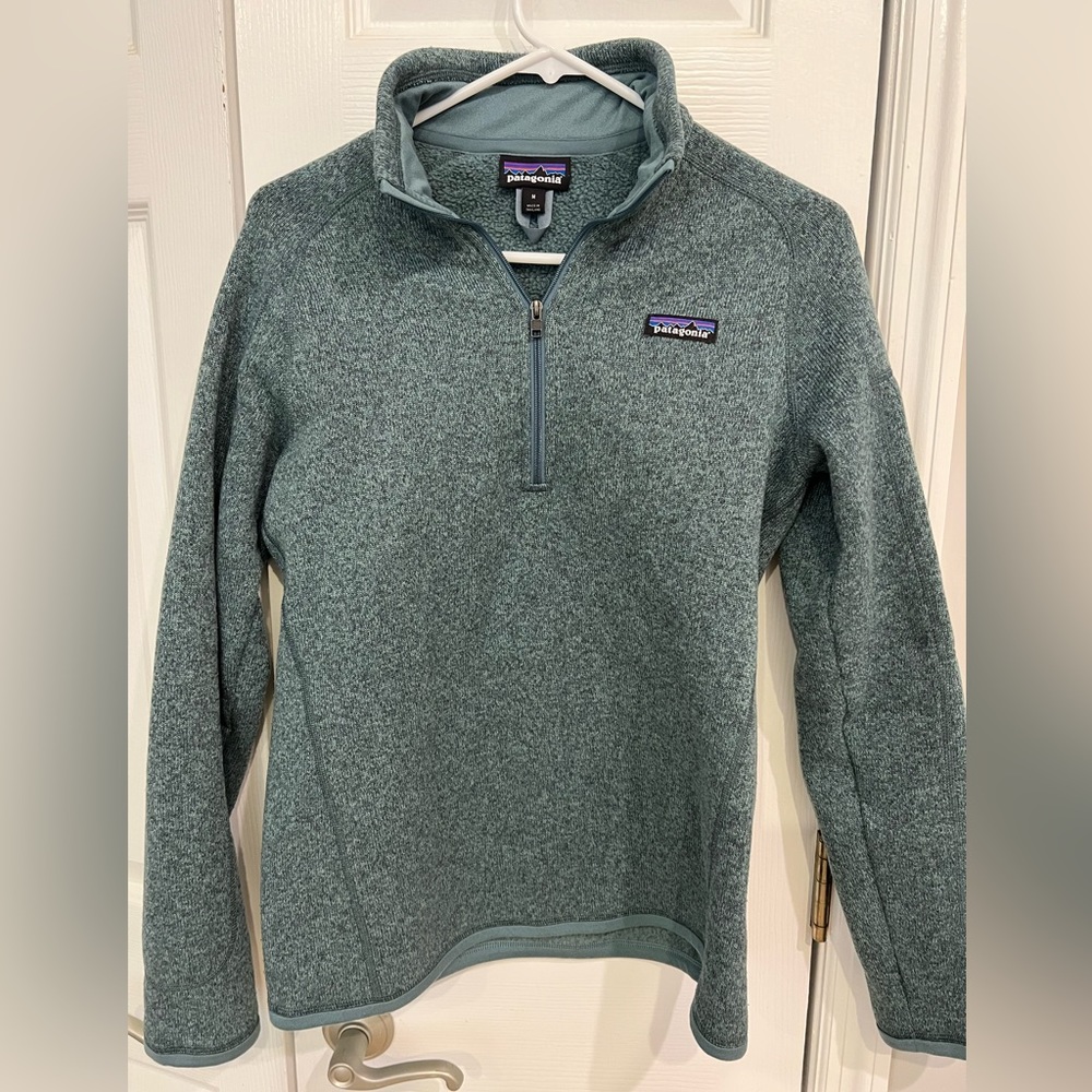 Women's Patagonia Better Sweater three-quarter zip pullover. Size Medium.